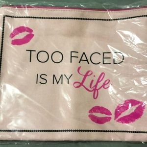 Too Faced makeup bag
